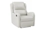 Brentwood Stone Faux Leather Manual Recliner - Signature