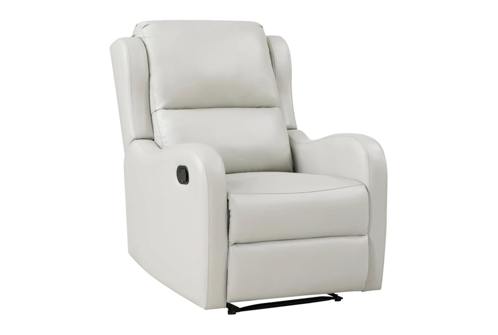 Brentwood Stone Faux Leather Manual Recliner
