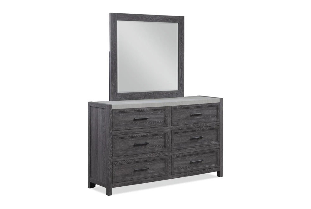 Teo 6 Drawer-Dresser/Mirror