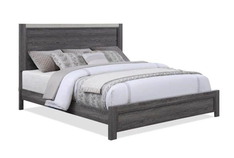 Teo Queen Panel Bed - 360