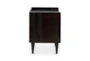 Lucian Black 1-Drawer Nightstand - Side