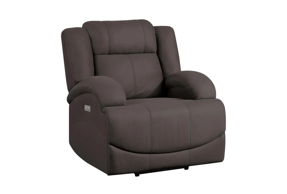 Rosalie Brown Power Recliner With USB