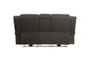 Rosalie Brown 71" Power Reclining Console Loveseat With USB - Back