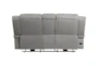 Rosalie Grey 71" Power Reclining Console Loveseat With USB - Back