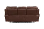 Spivey Brown 83" Power Reclining Sofa With USB - Back