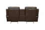 Cameron Brown 78" Reclining Console Loveseat - Back