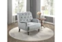 Orbit Grey Accent Chair - Room