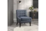 Flett Blue Accent Chair - Room