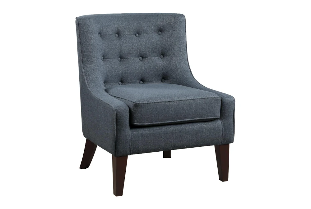 Flett Blue Accent Chair