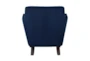 Verona Navy Blue Accent Chair - Back