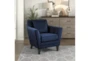 Verona Navy Blue Accent Chair - Room