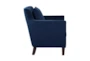 Verona Navy Blue Accent Chair - Side