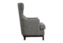 Lapis Grey Accent Chair - Side