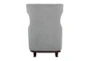 Lapis Light Grey Accent Chair - Back