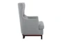 Lapis Light Grey Accent Chair - Side
