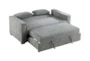 Fargo Grey 72" Convertible Sleeper Sofa Bed - Sleeper