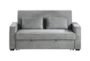 Fargo Grey 72" Convertible Sleeper Sofa Bed - Front