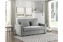 Fargo Grey 72" Convertible Sleeper Sofa Bed - Room