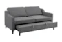 Orina Dark Grey 72" Convertible Sleeper Sofa Bed - Detail