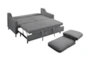 Orina Dark Grey 72" Convertible Sleeper Sofa Bed - Sleeper