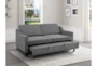 Orina Dark Grey 72" Convertible Sleeper Sofa Bed - Room