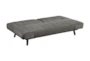 Dunstan Dark Grey 80" Convertible Sleeper Sofa Bed - Sleeper