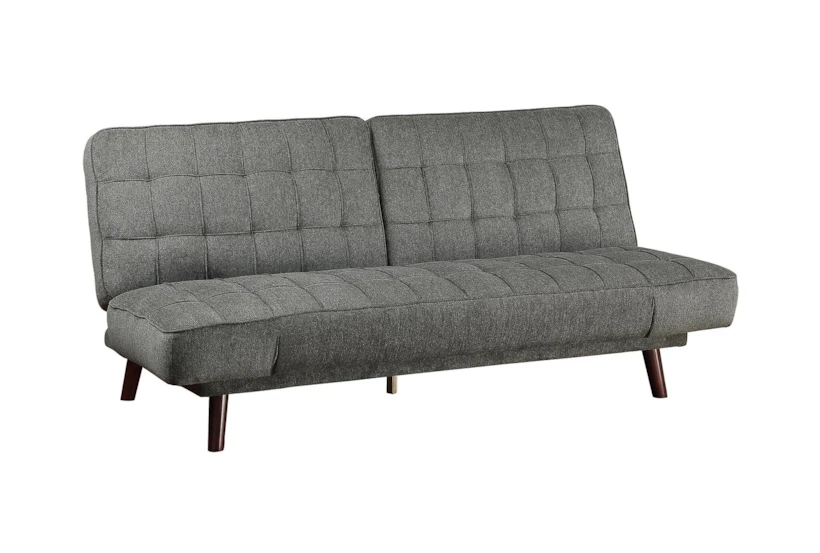Dunstan Dark Grey 80" Convertible Sleeper Sofa Bed - 360