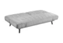 Dunstan Silver Grey 80" Convertible Sleeper Sofa Bed - Sleeper