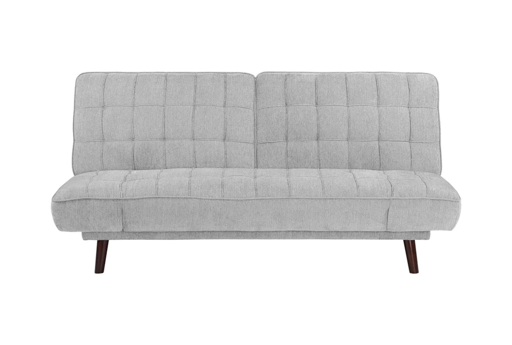 Dunstan Silver Grey 80" Convertible Sleeper Sofa Bed