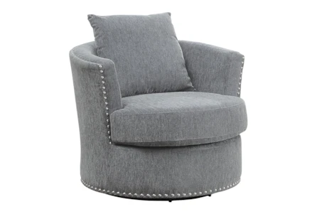 Lennon Grey Swivel Chair - Main