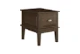 18" Brown 2 Drawer End Table - Signature