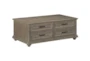 48" Grey Traditional 4 Drawer Coffee Table - Signature