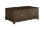 46" Brown Lift-Top Coffee Table - Signature