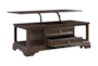 48" Rectangle Brown Traditional 2 Drawer Lift-Top Coffee Table     - Detail