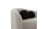 Leonie Grey 103" Faux Shearling Sofa - Detail