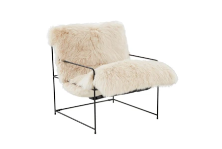 Kimi Natural Genuine Sheepskin chair - Main