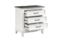 Chestley White 3-Drawer Nightstand W/ Usb & Power Outlet - Detail
