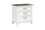 Chestley White 3-Drawer Nightstand W/ Usb & Power Outlet - Signature