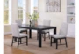 Poppy Black Upholstered Dining Side Chair Set For 2 - Room