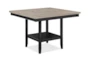 Ferry 48" Two Tone Square Counter With Stool Set For 4 - Detail