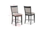Ferry Upholstered Two Tone Counter Stool Set For 2 - Detail