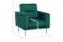 Strader Green Chair - Detail