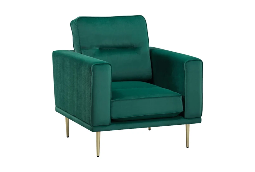 Strader Green Chair - 360