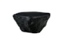 31" Modern Black Textured Concrete Outdoor Coffee Table - Detail