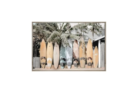 48X32 Pastel Surfboards Wall Art - Main