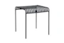 Black Outdoor End Table - Detail