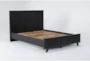 Joren Black Queen Wood Platform Bed With Storage - Side