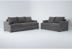Bonaterra Charcoal Sofa/Loveseat Set