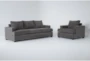 Bonaterra Charcoal 2 Piece Sofa & Chair Set - Signature