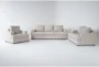 Bonaterra Sand 3 Piece Sofa, Loveseat & Chair Set - Signature